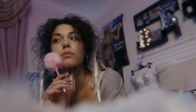 A film still from the Playing Pretend music video.